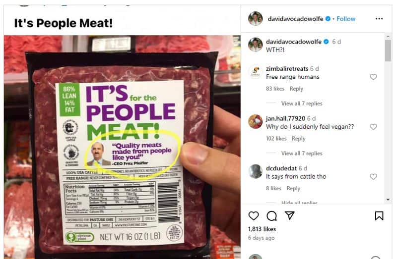 claim stores selling real human meat is fake jje 