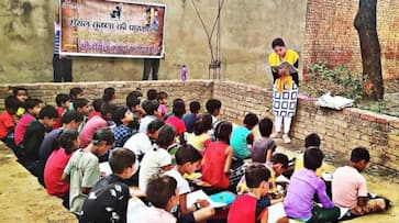 inspirational story of Akash Yadav eduaction to needy children by  Royal Krishna Foundation Shikohabad zrua