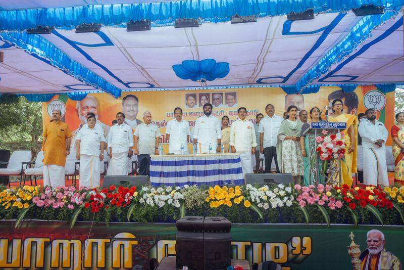 Tamil Nadu BJP Leader K Annamalai Participated in function held in Chozinganallur ans