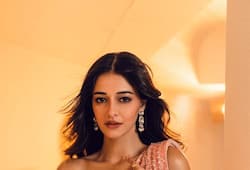 Ananya panday saree collection Party wear saree for unmarried girl kxa 