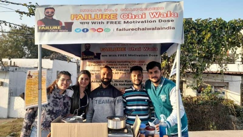 Get a free dose of motivation at this Failure Chaiwala tea stall arun-mehra startup in jammu and kashmir iwh
