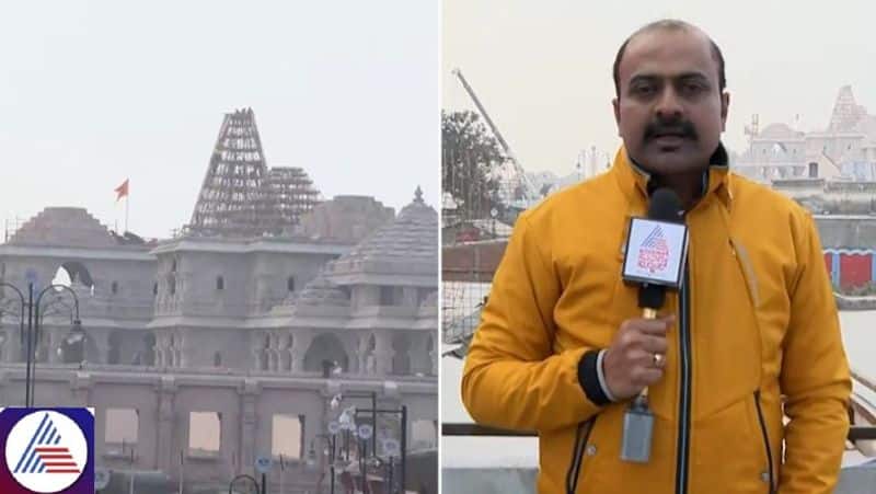 Asianet News in Ayodhya: 'Bhagwa' flag waves above Ram Mandir Sanctum Sanctorum
