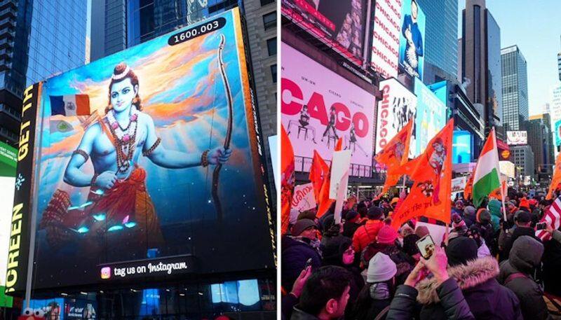 Ram Mandir: Indian diaspora celebrates at New York’s Times Square with dhol, chants ‘Jai Shri Ram' (WATCH)