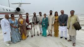 Ram Mandir: Amitabh, Abhishek, Ranbir, Alia, Katrina, Vicky, Ram Charan, Chiranjeevi arrive in Ayodhya RKK