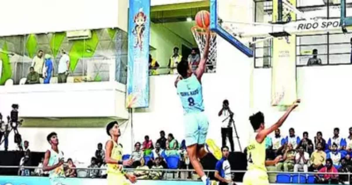 கேலோ இந்தியா விளையாட்டு போட்டி கூடைப்பந்தாட்ட போட்டியில் தமிழ்நாடு