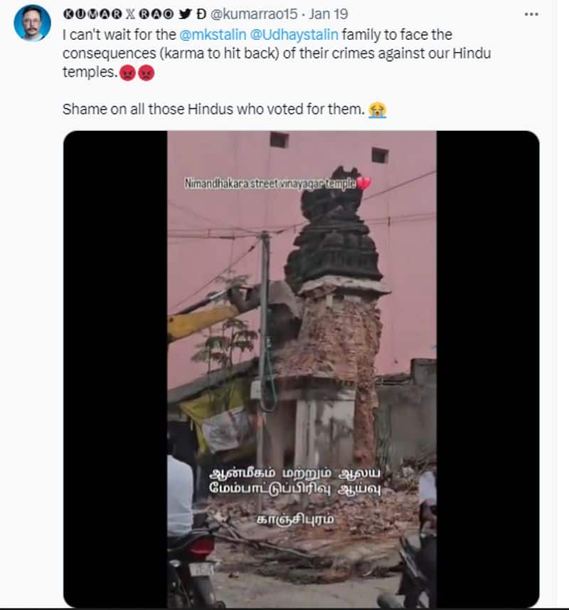 fact check Video viral as Tamil Nadu government demolished temple here is the fact jje 