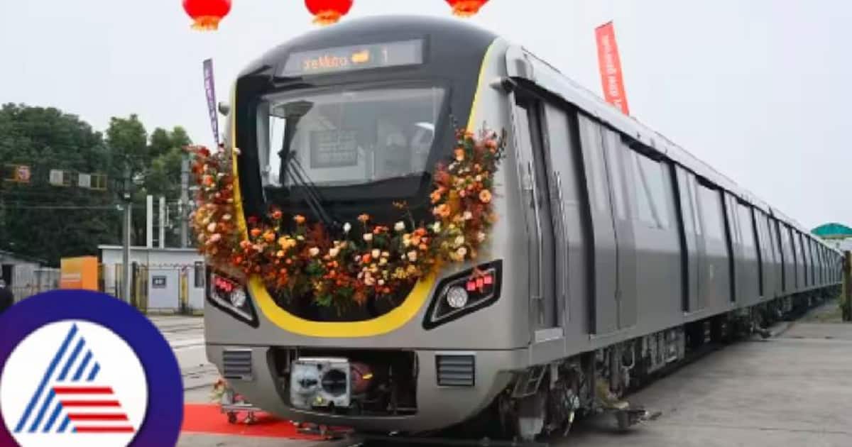 Yellow Line metro: Driverless metro train shipped from China to ...