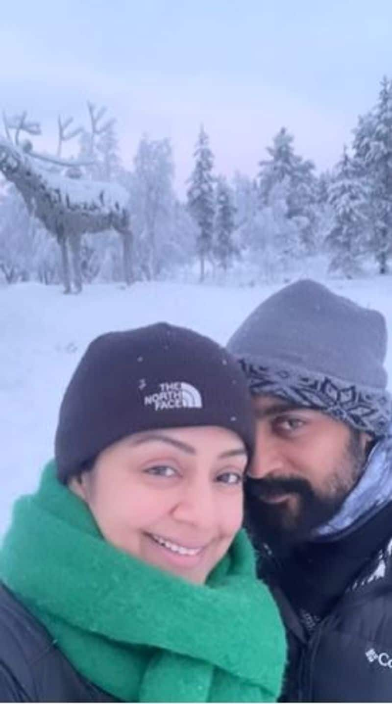 Surya and Jyothika Romantic Finland Tour Video Viral JMS