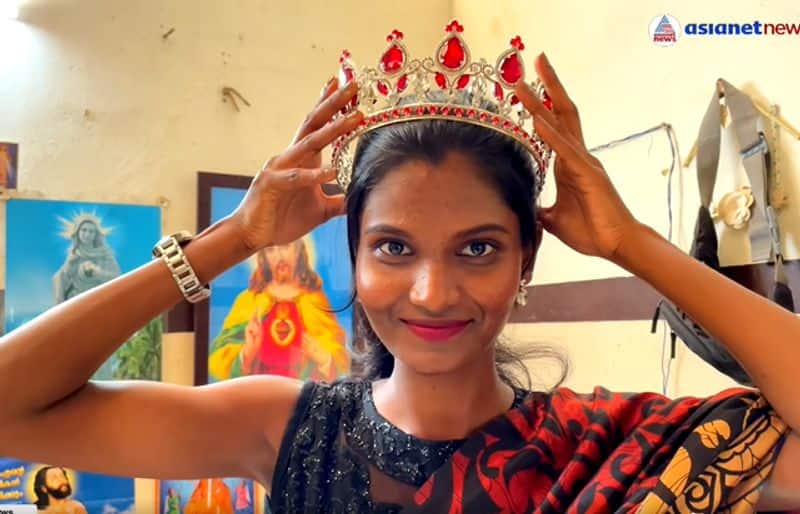 Miss Golden Face Of South India 2024 winner Thresia Louis nrn 