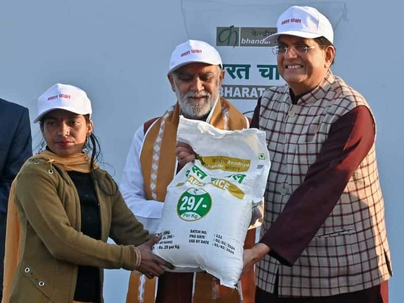 Central government's Bharat Rice for Rs. 29! Available in 5 kg and 10 kg packs!-sak