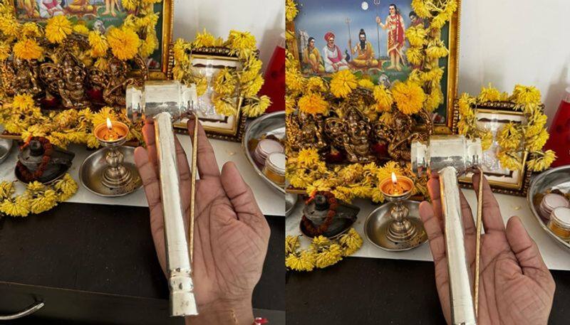 Revealed! Golden chisel and hammer used by sculptor Arun Yogiraj to carve Ram Lalla's eyes; see pictures