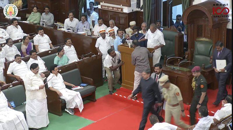 Anbumani said that Governor Ravi not reading the speech in the assembly and walking out cannot be justified KAK