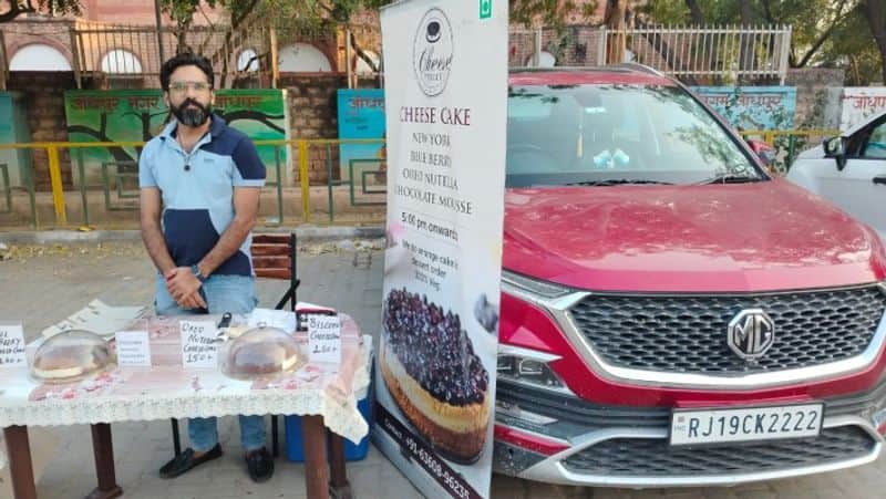 success story of jodhpur man ishwar singh cake startup with 22 lacs mg hector car zkamn