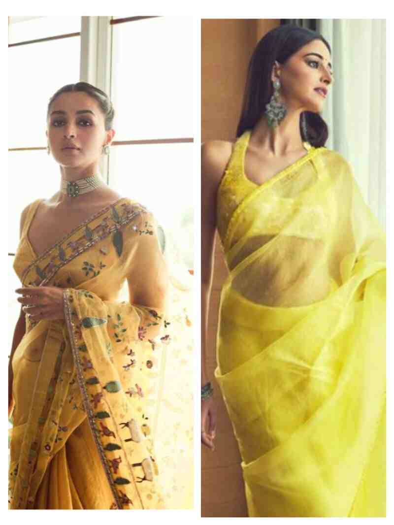 Yellow Sarees