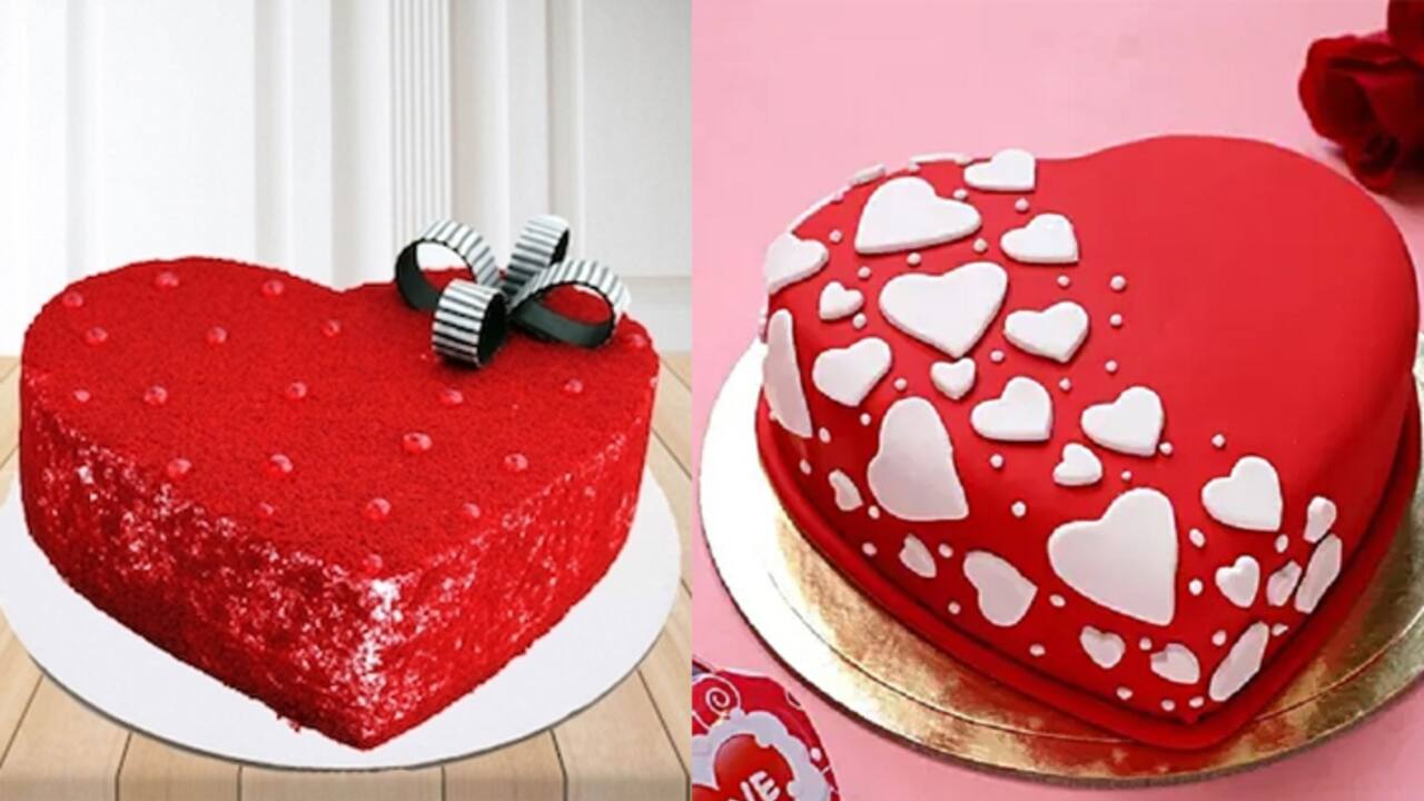 Love Heart Anniversary Cake In Delhi NCR | Doorstep Cake