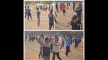In Coimbatore, Zumba dance training was provided to de-stress the policemen vel