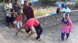 14 years old boy make a world record go up to 100 steps on chakrasana in palani vel