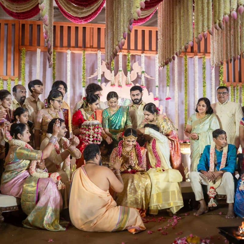 Vanitha vijayakumar son srihari dance in vijayakumar grand daughter diya marriage function viral video Rya