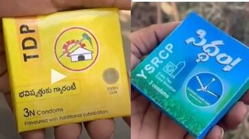 Condoms branded with party symbols new political campaign tool in Andhra Pradesh sgb