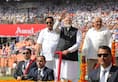 PM Modi is on his three-day Gujarat tour he laid the foundation stone and inaugurated development projects worth Rs 8,350 crore XSMN