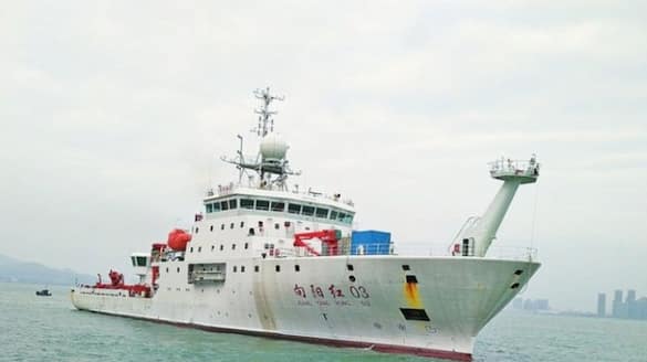 4500 tonne Chinese 'spy' ship returns to Maldivian waters 'after skirting EEZ', Muizzu Govt mum on reason snt