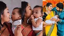 asianet serial mounaragam actress aishwarya ramsai share sweet video with kallu baby nrn 
