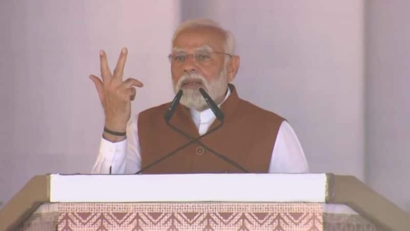 In Varanasi, Prime Minister Modi said that 6 decades of nepotism, corruption and appeasement have kept UP behind in development XSMN