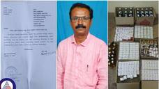 Chitradurga man letter wrote to Excise Department for liquor sale License at grocery store sat