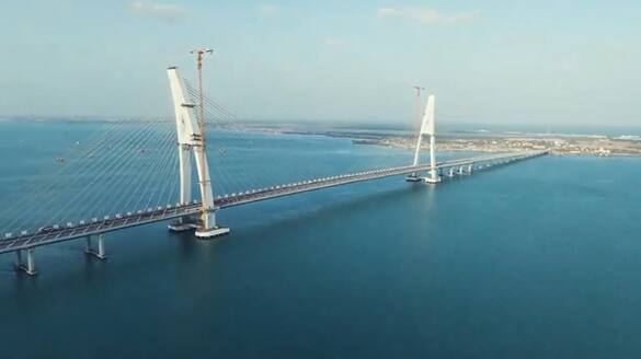 PM Modi Inaugurates, Sudarshan Setu, India's Longest Cable-Stayed Bridge, in Gujarat sgb
