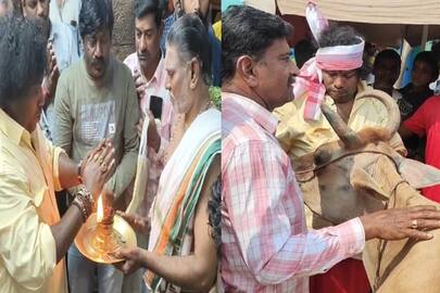 Actor Yogi babu offered prayers in Sundararaja Perumal temple in paramakudi ans