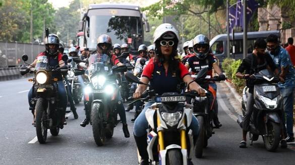 A video of a large number of women marching together on a Royal Enfiled bike in Bengaluru in support of the RCB in WPL 2024 is going viral rsk