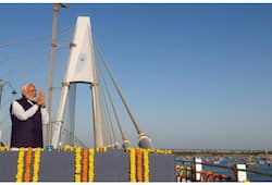 , Gujarat news PM Modi inaugurated  country's longest cable bridge Sudarshan Setu in Dwarka XSMN