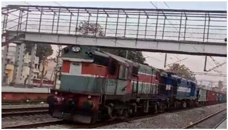 Freight train at Kathua station moves without drivers nbu