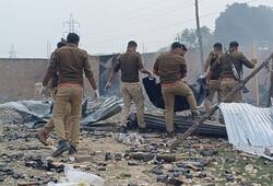 uttar pradesh Kaushambi fire cracker factory blast latest news in hindi kxa 