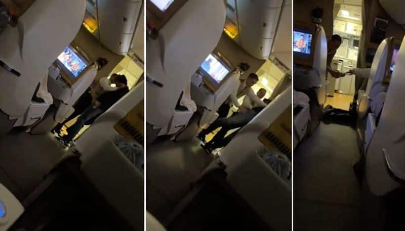 Viral Video: Emirates crew tackles disruptive passenger en-route to Islamabad (WATCH)