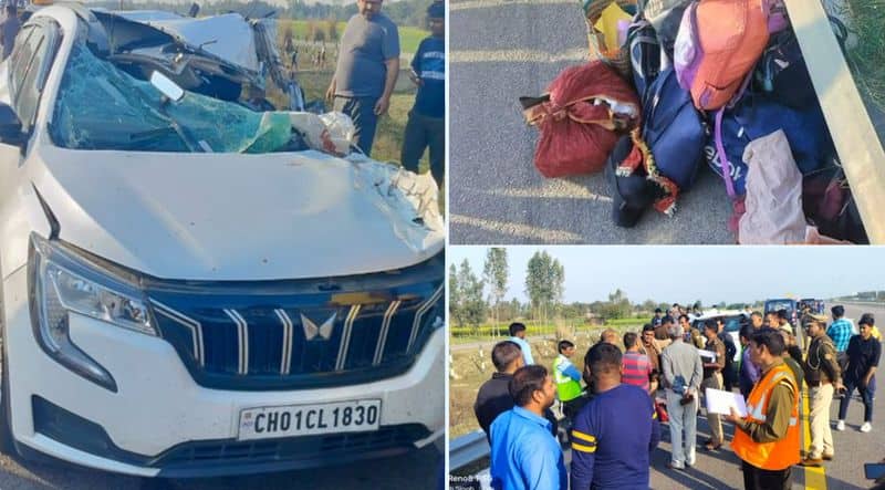 Shocking Viral Video: Accident on Purvanchal Expressway claims lives of two women (WATCH)