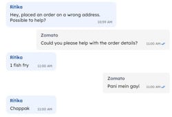 Zomato's hilarious response leaves netizens in splits after woman orders to wrong address