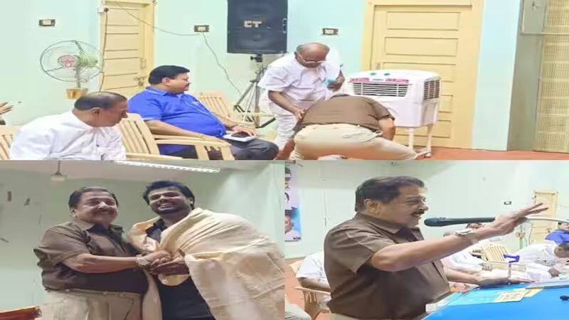 suriya father Sivakumar insulted the old man by throwing away his shawl video mma