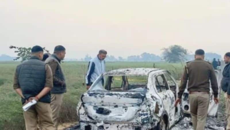uttar pradesh Mathura Police Investigation Kasganj Transporter Burnt Alive Car Fell  Love HistorySheeter Daughter XSMN