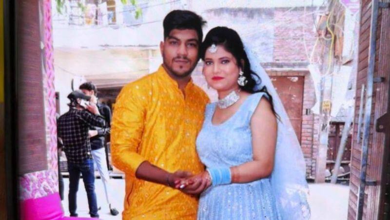 uttar pradesh Ghaziabad Husband dies heart attack wife shock commits suicide by jumping seventh floor XSMN
