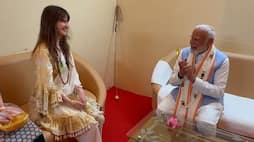 German singer Cassandra Mae Spittmann delights PM Modi with 'Achyutam Keshavam' and Tamil song during Palladam visit (WATCH) AJR