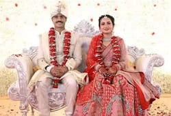 Rajasthan Cadre  IAS Riya Dabi got married IPS Manish Kumar wedding Photo viral. XSMN