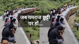 passengers sitting  on train roof during journey video goes viral zkamn
