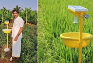 inspirational story of Karnataka farmer karibasappa mg innovated solar insect trap zrua