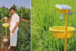 Farmer Karibasappas innovation of solar insect trap is earning him international recognition inspirational-story-of-karnataka-farmer iwh