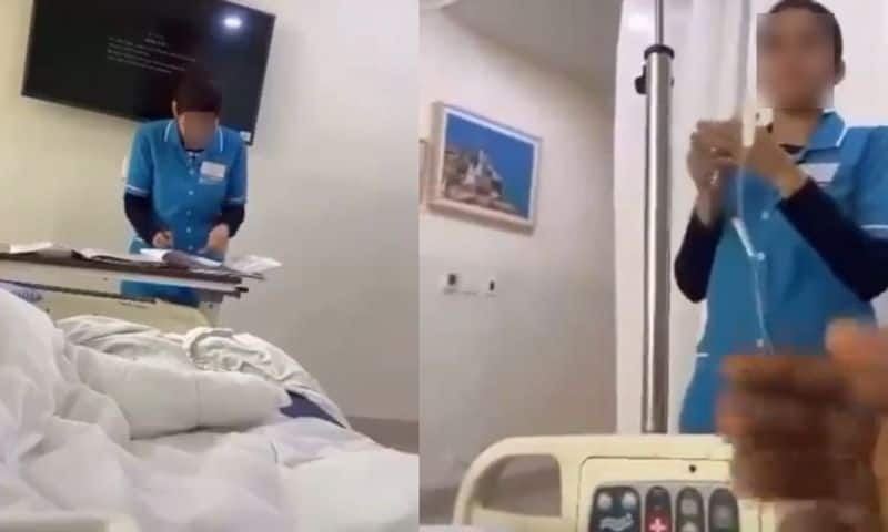 viral video african patient said bad things about india nurse gave him answer kxa  