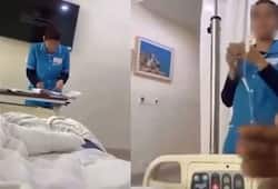 viral video african patient said bad things about india nurse gave him answer kxa  