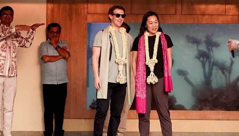Meta CEO Mark Zuckerberg arrives in style with wife Priscilla Chan in Jamnagar for Anant Ambani-Radhika Merchant pre-wedding bash (SEE PHOTOS) gcw