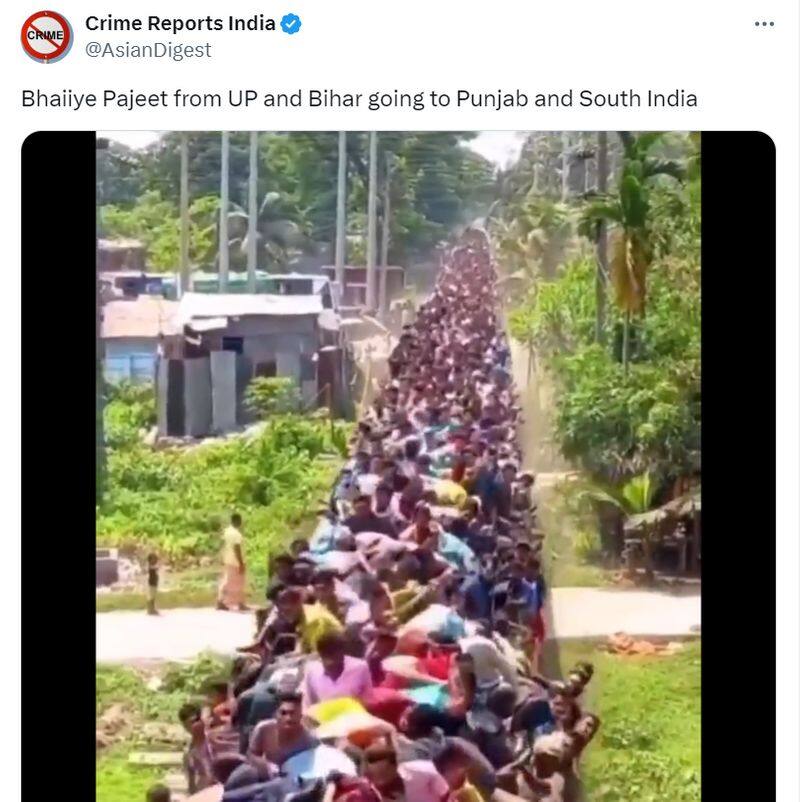 Fact Check Viral video of overcrowded train is from Bangladesh not from India 