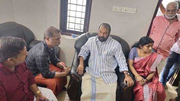 sidharth death case minister v sivankutty visits victim family joy